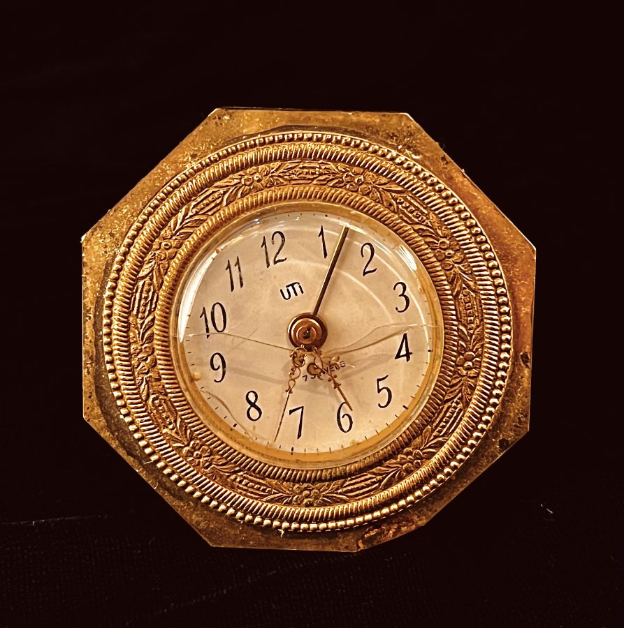 Antique gilded clock